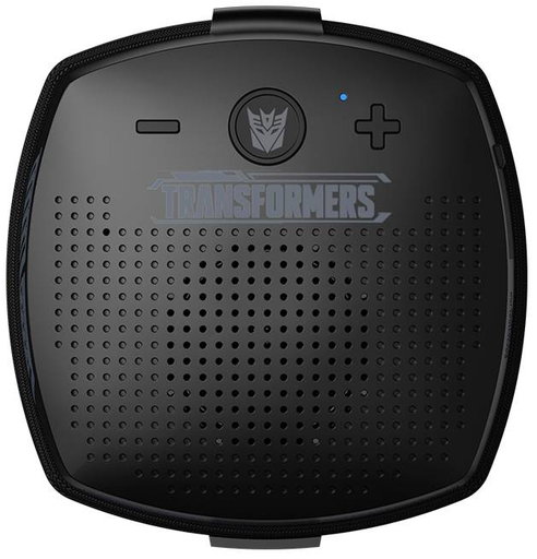 Corneta Transformers Portatil Recargable Resistente A Salpicaduras Con Bluetooth Asa Oculta Negro