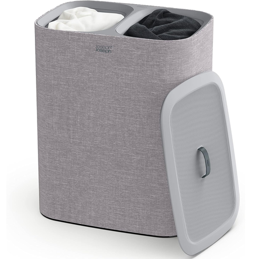 Cesta Para Ropa Clasificadora Joseph Joseph 2 Secciones Con Bolsas De Mano Extraibles Gris