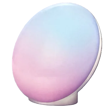 Lampara De Mesa Blaupunkt LED Ambiental Sincronizacion Musical Con Control Blanco