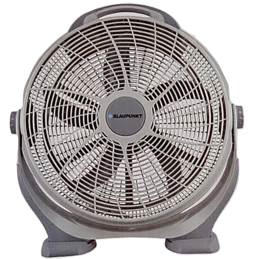 Ventilador De Piso Blaupunkt Turbo 51 Cm 3 Vel 5 Aspas Blanco Y Gris