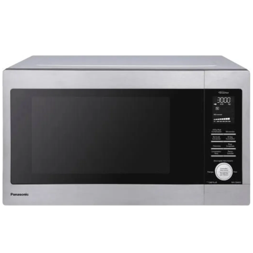 Microondas 1.3 Pies Panasonic Inverter 15 Menus Automaticos Plateado