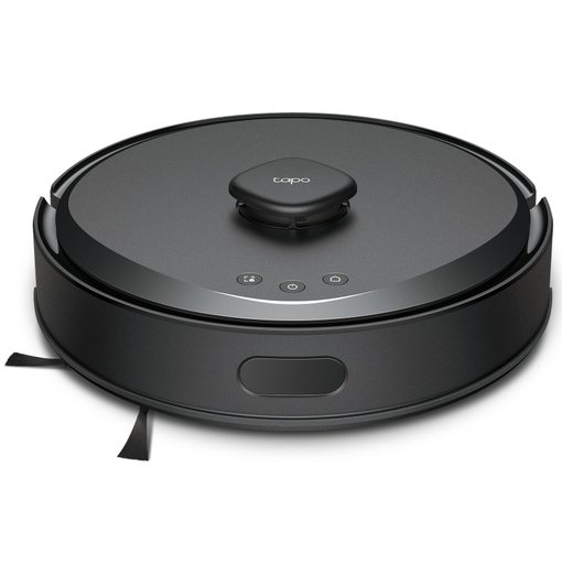 Aspiradora Robot Tp-Link Tapo 2 En 1 Aspira Y Friega Con Doble Sistema De Navegacion Lidar Y Asistente De Voz Negro