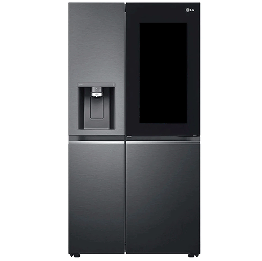 Nevera LG 23 Pies Inverter Smart Con Dispensador Door in Door InstaView Craft Ice 2 Ptas 92 Cm Negro Mate