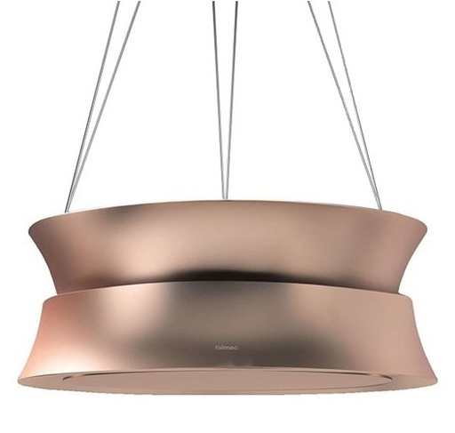 Campana De Isla 60 Cm Falmec Dama Colgante Cobre 