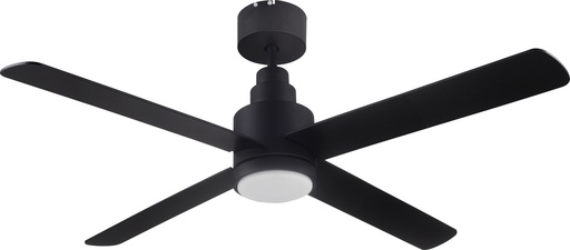 Ventilador De Techo Fan Royal 132 Cm 4 Aspas Negro