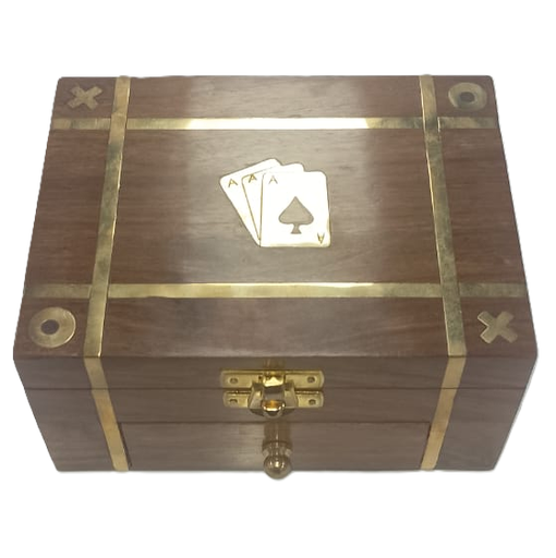 Caja Decorativa Para Cartas Concepts De Madera Marron