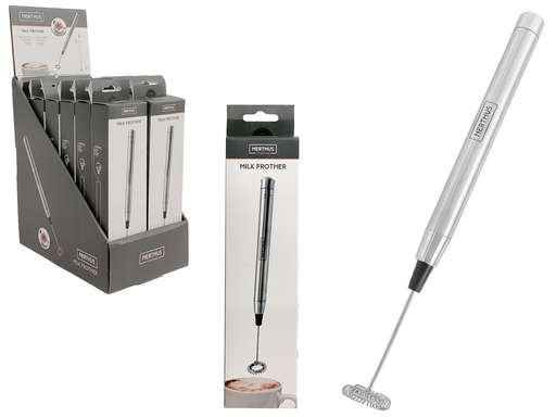 Espumador De Leche Nerthus 20 Cm Acero