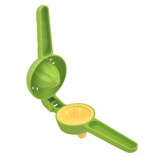 Exprimidor De Citricos Life Art Doble Accion Verde Y Amarillo