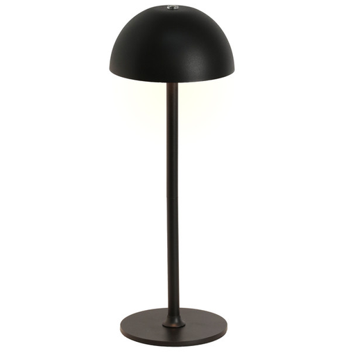 Lampara De Mesa Polar 11X31 Cm Recargable Negro