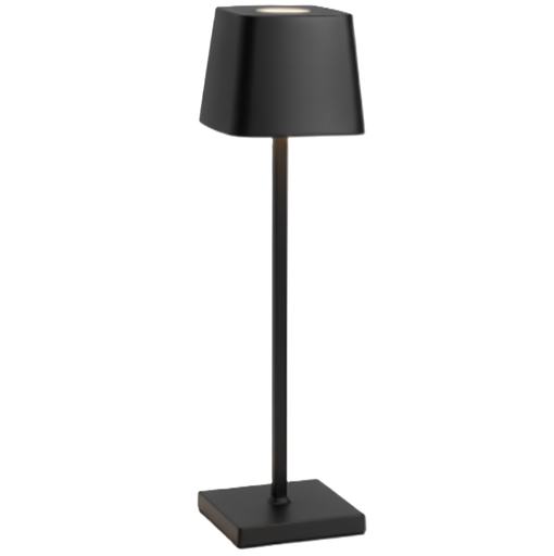 Lampara De Mesa Polar 11X37.5 Cm Recargable Negro