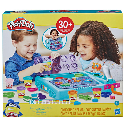 Estudio Portatil Play Doh Imagine And Store Mas De 30 Pzas Multicolor