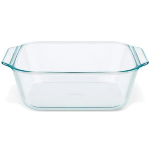 Bandeja Para Hornear Pyrex 4.7 Lts Rectangular De Vidrio Transparente