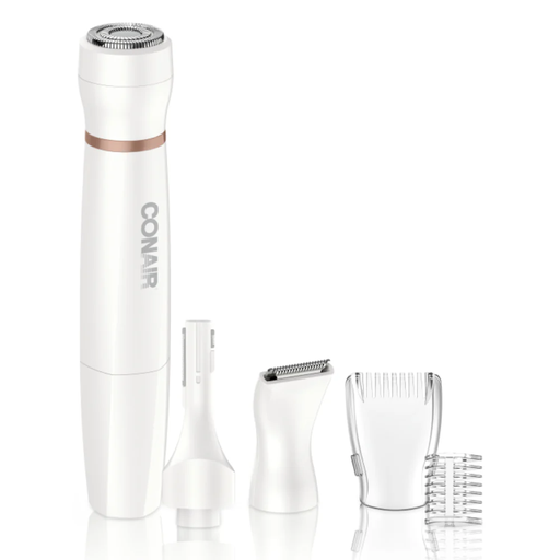 Afeitadora Conair Para Rostro Cejas Y Cuerpo Todo en 1 Con Acc Blanco