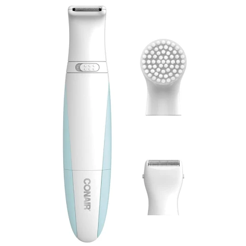 Afeitadora Conair Para Cuerpo Todo en 1 Exfoliacion Recorte Afeitado Con Acc Blanco
