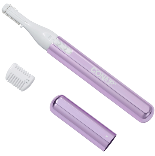 Afeitadora Conair Para Cejas Y Cuerpo 2 en 1 Con Acc Blanco Y Morado