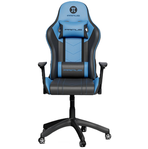 Silla Gaming Primus Anatomica Cojines Acolchados Ruedas 360º Altura Apoyabrazos Y Ajustables Azul