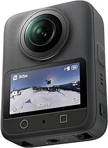 Camara De Accion DJI Osmo 360 Video 8k Fotos 120 Mp Con Wifi Grabacion Continua 100 Min Resistente al Agua Negro