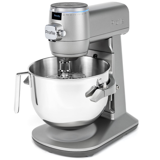 Batidora De Pedestal GE Profile Smart 6.6 Lts 11 Vel Con Bascula Inteligente Y Control Por Voz 540W Plateado