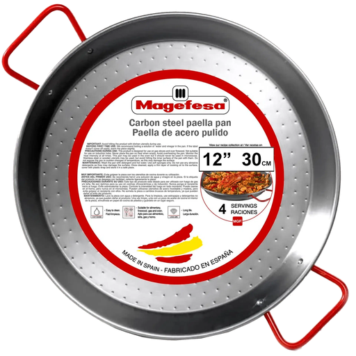 Paellera Magefesa 30 Cm Acero