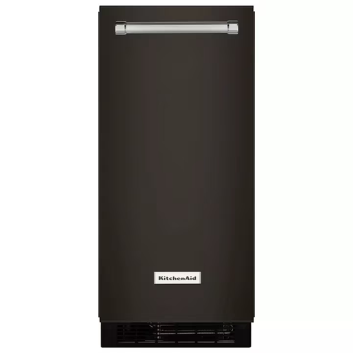 Fabricador De Hielo KitchenAid Almacena 11 Kg Con Tecnología Clear Ice 38 Cm Empotrable Negro