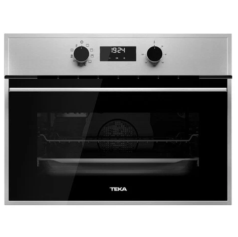 Horno Electrico 60 Cm Teka Multifuncion Con Microondas 11 Funciones HydroClean Acero