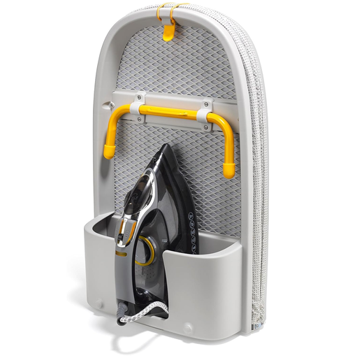 Tabla De Planchar Joseph Joseph Pocket Max De Mesa Plegable Portatil Con Almacenamiento de Plancha Integrado Blanco