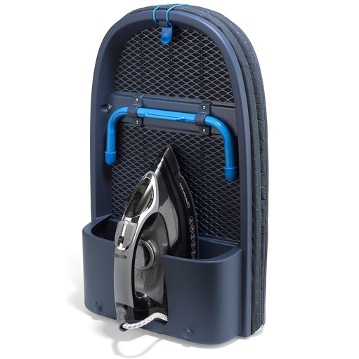 Tabla De Planchar Joseph Joseph Pocket Max De Mesa Plegable Portatil Con Almacenamiento de Plancha Integrado Azul