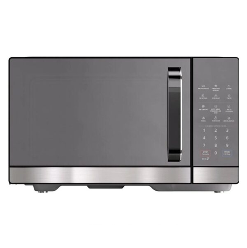 Microondas 0.9 Pies Midea 3 En 1 12 Funciones Tecnologia 3D Rapid Air Con Freidora De Aire Y Grill 900W Negro Espejo