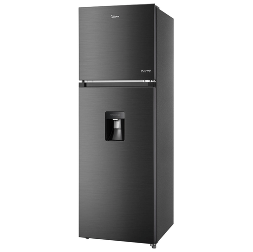 Nevera Midea 10 Pies Inverter Con Dispensador 2 Ptas 55 Cm Gris Plomo