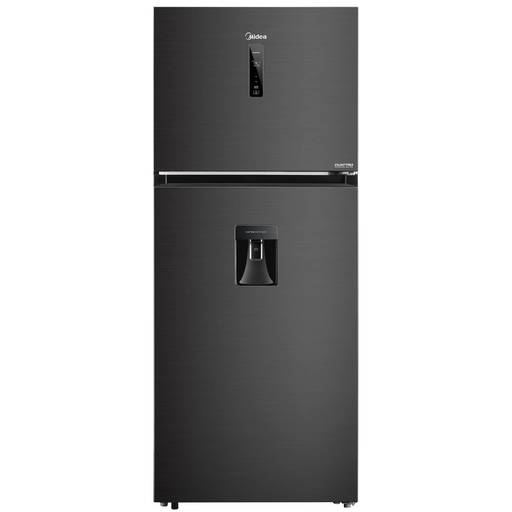 Nevera Midea 15 Pies Inverter Con Dispensador 2 Ptas 70 Cm Gris Plomo