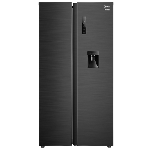 Nevera Midea 20 Pies Con Dispensador 2 Ptas 91 Cm Gris Plomo