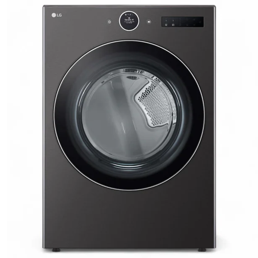Secadora 23 Kg LG Smart Carga Frontal TurboSteam Steam Fresh Y Sensor Dry Acero Negro