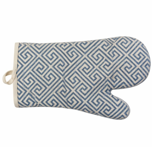 Guante De Cocina Kennedy De Silicona Azul Y Blanco