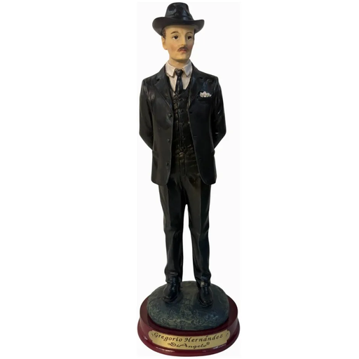 Figura Santo Jose Gregorio Hernandez Di Angelo 12.7 Cm Negro
