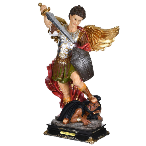 Figura San Miguel Di Angelo 30.4 Cm Multicolor