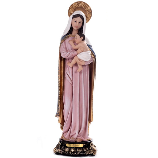Figura Virgen De La Salud Di Agelo 40.6 Cm Rosado Y Dorado