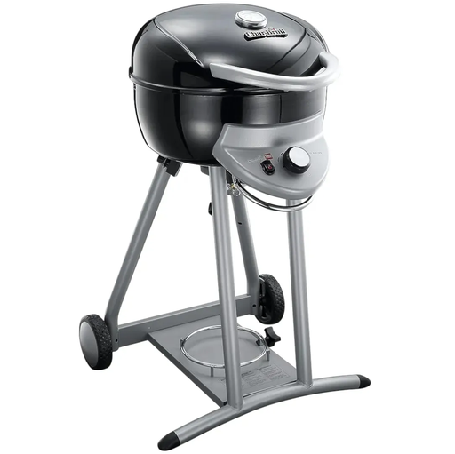 Parrillera A Gas Char-Broil Patio Bistro Encendido Electrico Con Tecnologia Tru-Infrared Perilla Y Ruedas Negro