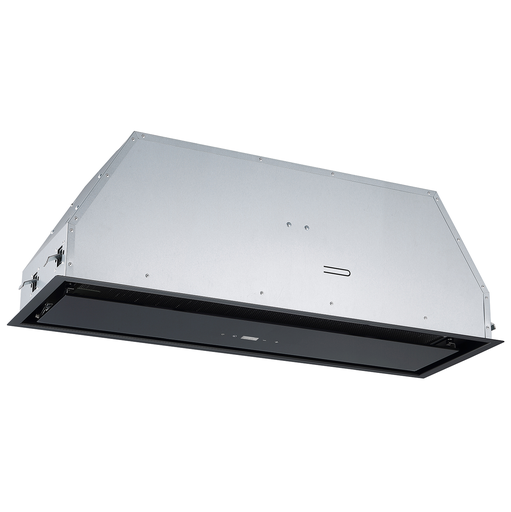 Campana De Gabinete 90 Cm Drija 3 Niveles De Extraccion Filtro Lavable Iluminacion Led Panel Digital Vidrio Negro