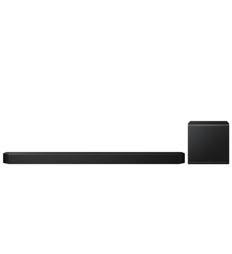 Barra De Sonido Samsung 5.1.2 Serie B Con Bluetooth SpaceFit Sound Pro Dolby Atmos Q-Symphony Y Bajo Negro