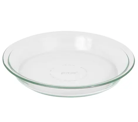 Bandeja Para Hornear Pyrex 23 Cm Circular De Vidrio Transparente