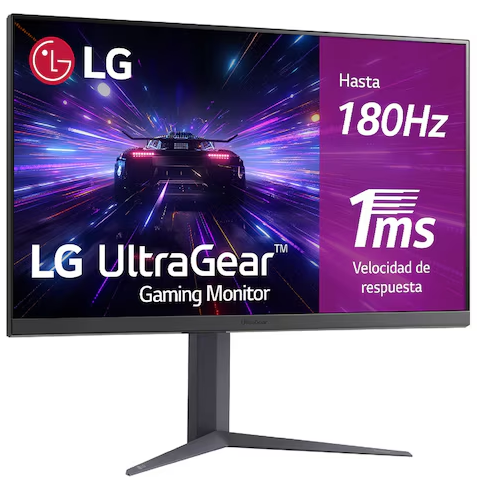 Monitor 32" LG Gaming UltraGear QHD IPS HDR 1ms 180Hz AMD FreeSync Negro