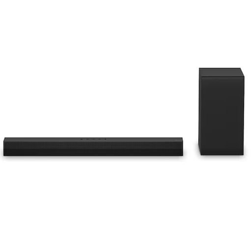 Barra De Sonido LG 2.1 Con Bluetooth WOW Interface WOW Orchestra IA Sound Pro Y Bajo 140W Negro