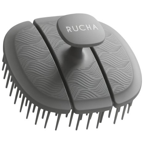 Cepillo Masajeador Rucha Para Cuero Cabelludo Con Tecnologia Antimicrobiana De Silicon Negro