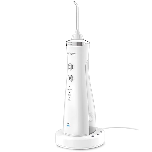 Sistema De Limpieza Dental Conair Recargable Portatil Compacto Con 5 Boquillas Blanco