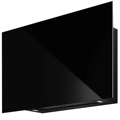 CAMPANA COVER 85 VIDRIO NEGRO 600 M/3H