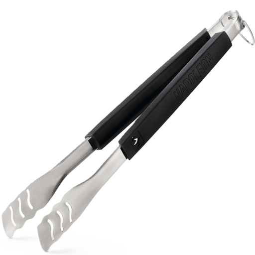 Pinzas Para Parrilla Napoleon De Acero Mangos Ergonomico Acero Y Negro