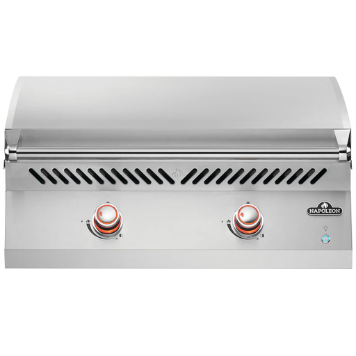 Parrillera A Gas Empotrable Napoleon Serie 700 81 Cm 24000 Btu Con Perillas Luces Acero