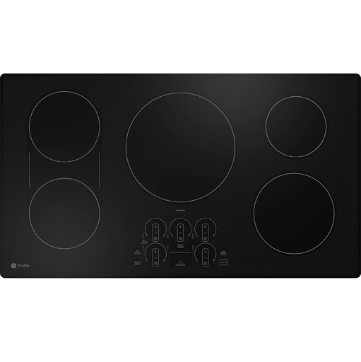 Tope Electrico 36" GE Profile Smart De Induccion Control Tactil Deslizante Y Temperatura De Precision Vitroceramica