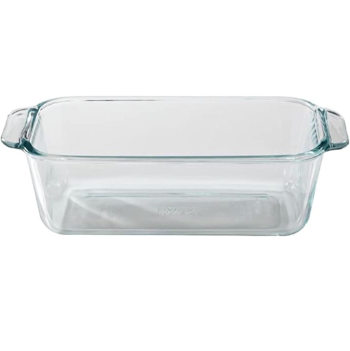 Bandeja Para Hornear Pyrex Basics 1.4 Lts Rectangular De Vidrio Transparente