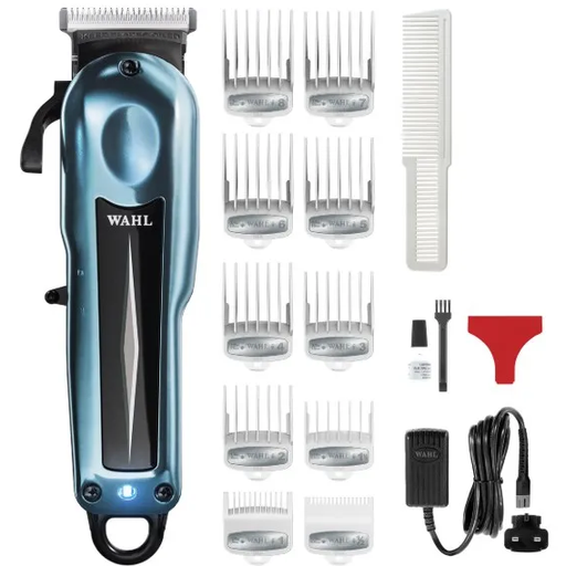 Afeitadora Wahl Professional Super Taper X Para Cabello Inalambrica 15 Acc Azul Y Negro